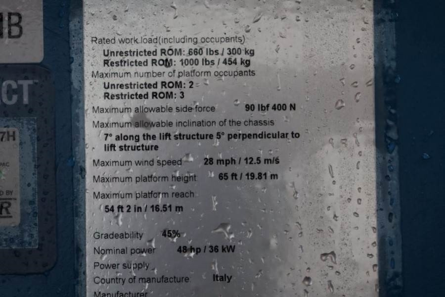 Genie S65XC Valid inspection, *Guarantee! Diesel, 4x4 Dr - Plataforma telescopica: foto 5 Genie S65XC Valid inspection, *Guarantee! Diesel, 4x4 Dr - Plataforma telescopica: foto 5