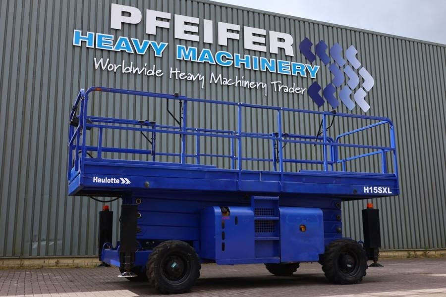 Haulotte H15SXL Diesel, 4x4 Drive, 15m Working Height, 500k - Plataforma de tijeras: foto 1 Haulotte H15SXL Diesel, 4x4 Drive, 15m Working Height, 500k - Plataforma de tijeras: foto 1