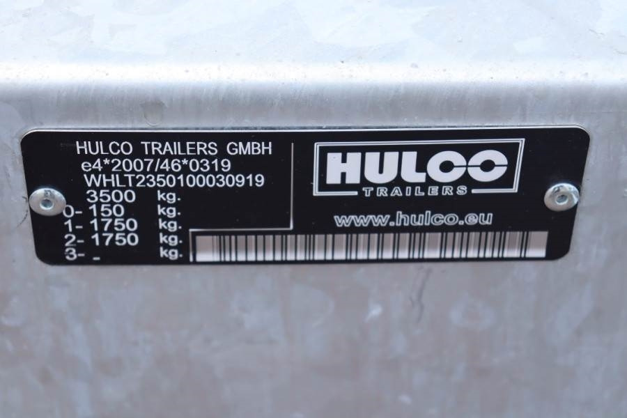 Remolque de coche Hulco Terrax-2 3500kg 2 Axel Trailer, 2.770 kg Capacity,: foto 7