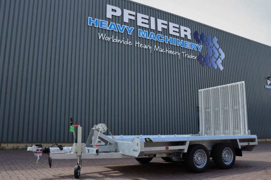 Hulco Terrax-2 3500kg 2 Axel Trailer, 2.770 kg Capacity, - Remolque porta maquinaria: foto 1 Hulco Terrax-2 3500kg 2 Axel Trailer, 2.770 kg Capacity, - Remolque porta maquinaria: foto 1