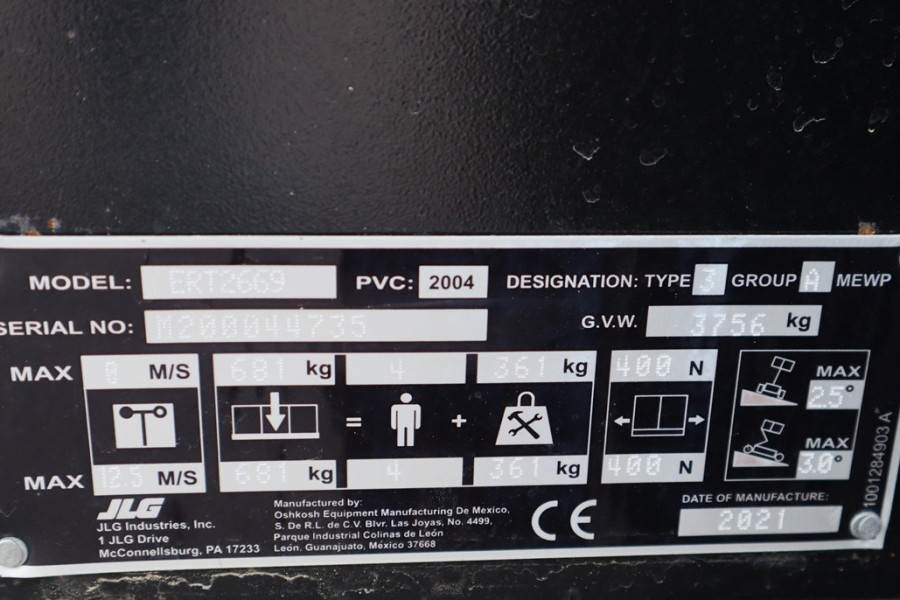 Plataforma de tijeras JLG ERT2669 Unused, Electric, 10m Working Height, 680k: foto 6 Plataforma de tijeras JLG ERT2669 Unused, Electric, 10m Working Height, 680k: foto 6