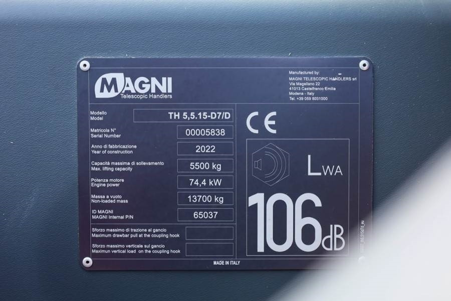 Leasing de Magni TH5,5.15-D7/D Diesel, 4x4x4 Drive, 5.5t Capacity,  Magni TH5,5.15-D7/D Diesel, 4x4x4 Drive, 5.5t Capacity,: foto 6