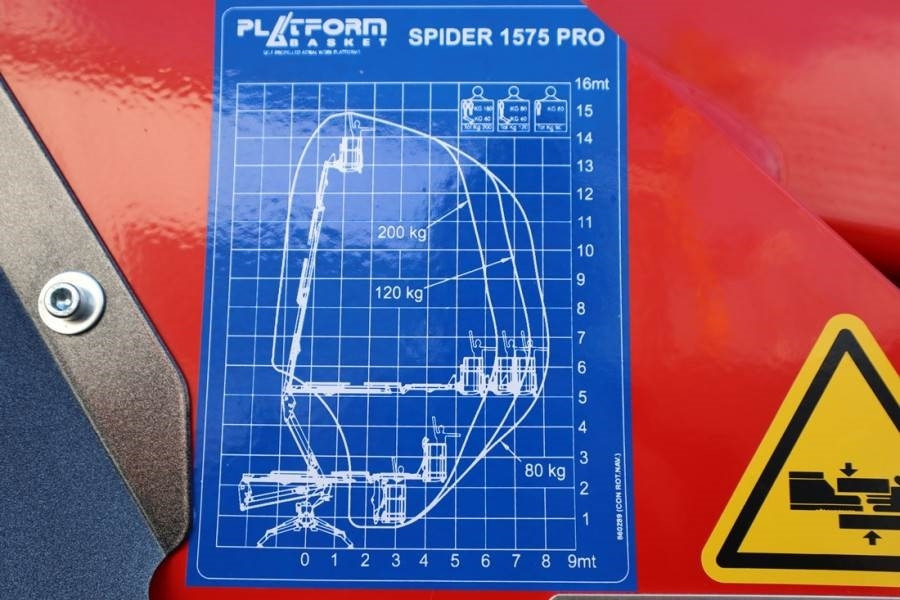 PLATFORM BAS Spider 15.75 PRO CE Declaration, Vali - Plataforma articulada, Plataforma araña: foto 3 PLATFORM BAS Spider 15.75 PRO CE Declaration, Vali - Plataforma articulada, Plataforma araña: foto 3