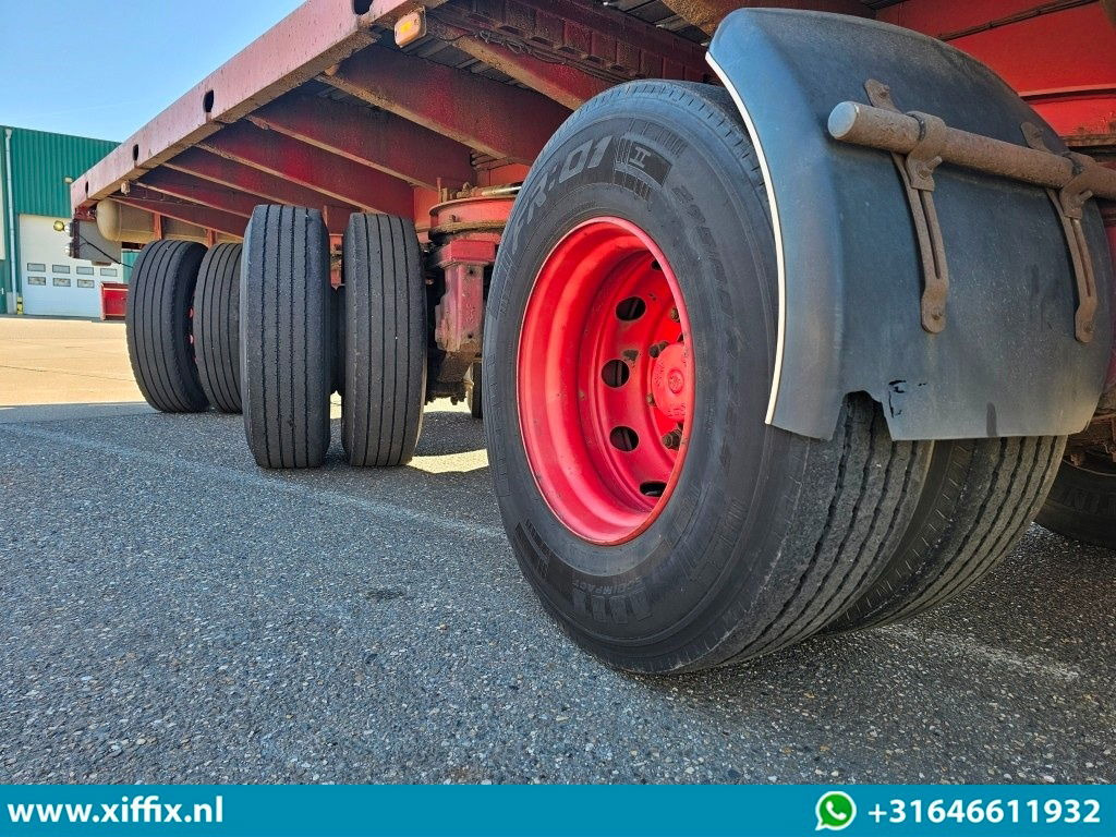 Semirremolque plataforma/ Caja abierta ES-GE 3-ass. Vlakke dubbel 2x uitschuifbare oplegger / 3x gestuurd: foto 9