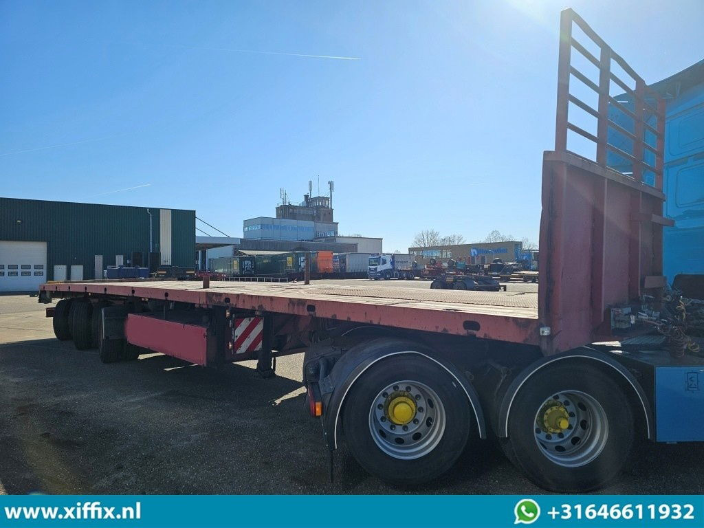 Semirremolque plataforma/ Caja abierta ES-GE 3-ass. Vlakke dubbel 2x uitschuifbare oplegger / 3x gestuurd: foto 13