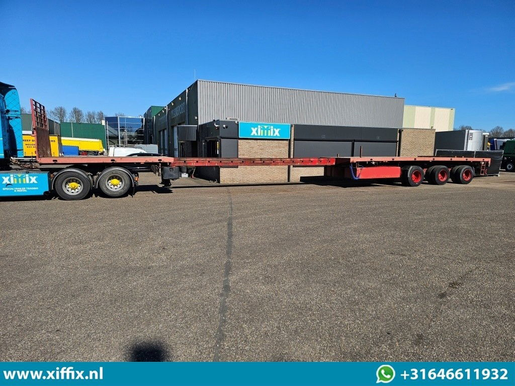 Semirremolque plataforma/ Caja abierta ES-GE 3-ass. Vlakke dubbel 2x uitschuifbare oplegger / 3x gestuurd: foto 14