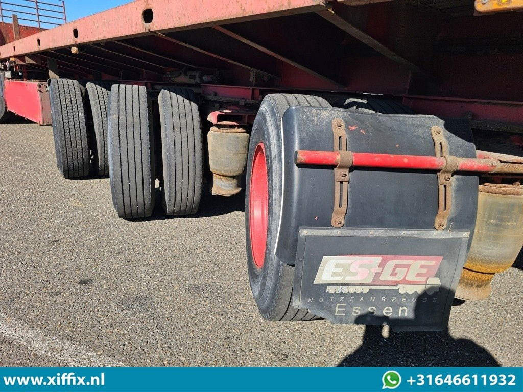 ES-GE 3-ass. Vlakke dubbel 2x uitschuifbare oplegger / 3x gestuurd - Semirremolque plataforma/ Caja abierta: foto 5 ES-GE 3-ass. Vlakke dubbel 2x uitschuifbare oplegger / 3x gestuurd - Semirremolque plataforma/ Caja abierta: foto 5
