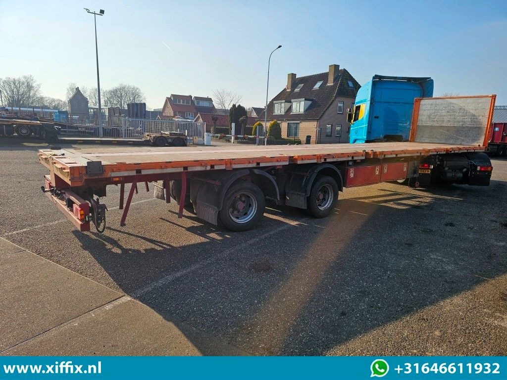 Semirremolque plataforma/ Caja abierta Fellechner 2-ass. Vlakke uitschuifbare Mega oplegger / Naloop gestuurd: foto 8