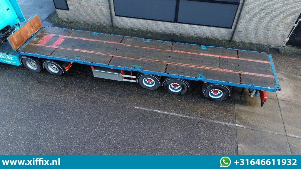 Groenewegen 3-ass. Vlakke oplegger / 1x gestuurd - Semirremolque plataforma/ Caja abierta: foto 2 Groenewegen 3-ass. Vlakke oplegger / 1x gestuurd - Semirremolque plataforma/ Caja abierta: foto 2