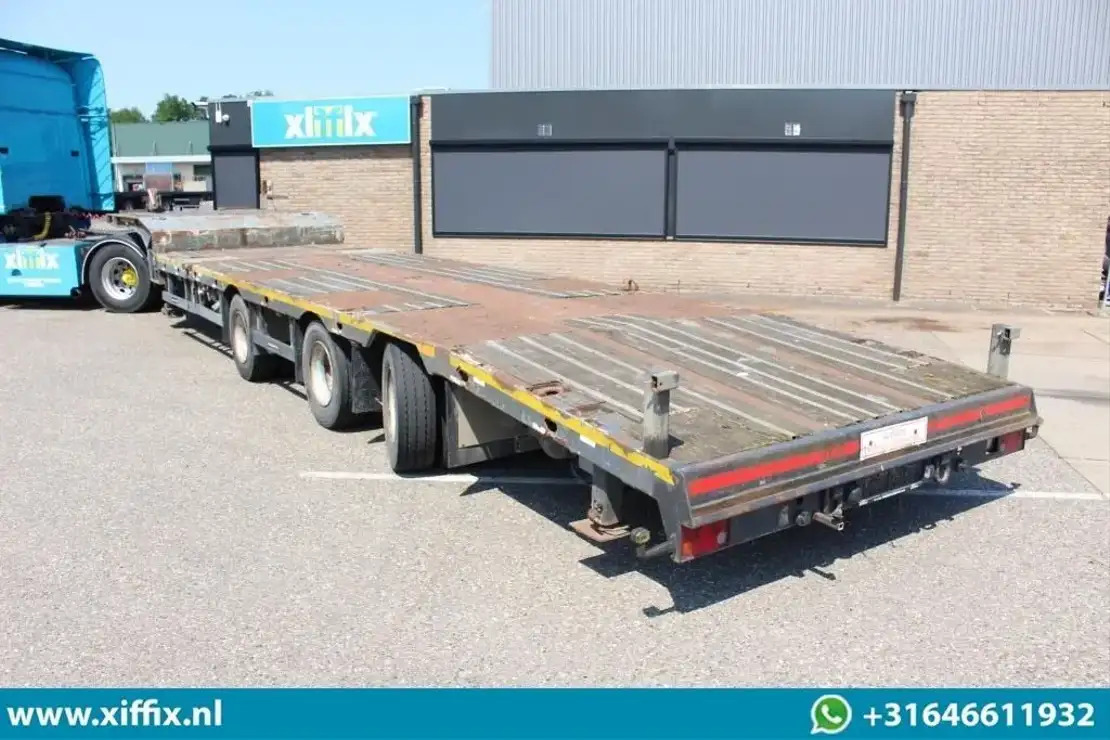 Meusburger 3-ass. Uitschuifbare semi dieplader / Naloop gestuurd / 13821 - Semirremolque góndola rebajadas: foto 3 Meusburger 3-ass. Uitschuifbare semi dieplader / Naloop gestuurd / 13821 - Semirremolque góndola rebajadas: foto 3