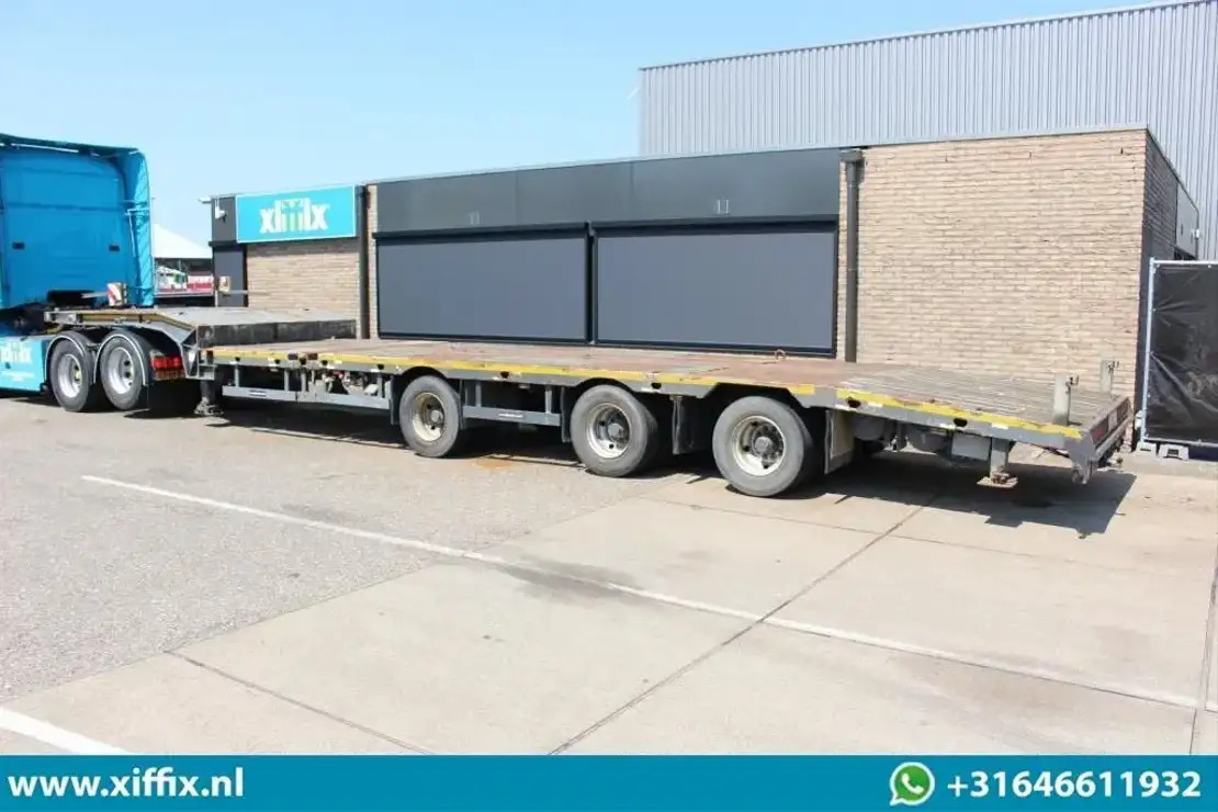 Meusburger 3-ass. Uitschuifbare semi dieplader / Naloop gestuurd / 13821 - Semirremolque góndola rebajadas: foto 4 Meusburger 3-ass. Uitschuifbare semi dieplader / Naloop gestuurd / 13821 - Semirremolque góndola rebajadas: foto 4