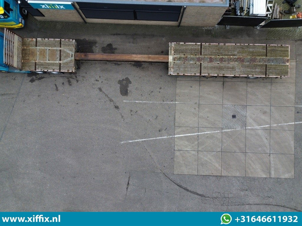 Meusburger 3-ass. Vlakke uitschuifbare oplegger / 3x gestuurd - Semirremolque plataforma/ Caja abierta: foto 3 Meusburger 3-ass. Vlakke uitschuifbare oplegger / 3x gestuurd - Semirremolque plataforma/ Caja abierta: foto 3