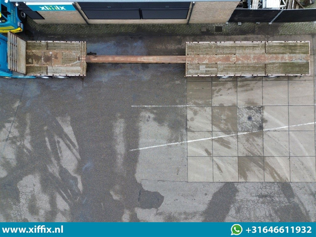 Meusburger 3-ass. Vlakke uitschuifbare oplegger / 3x gestuurd - Semirremolque plataforma/ Caja abierta: foto 3 Meusburger 3-ass. Vlakke uitschuifbare oplegger / 3x gestuurd - Semirremolque plataforma/ Caja abierta: foto 3