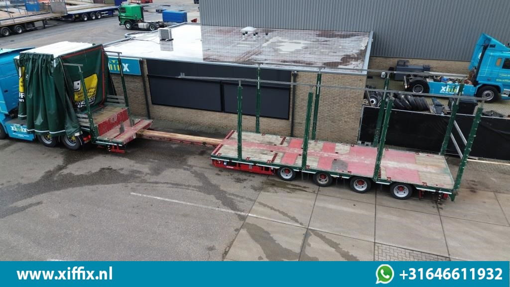 Meusburger 4-ass. Uitschuifbare semi dieplader met huifopbouw / 2x Naloop gestuu - Semirremolque góndola rebajadas: foto 3 Meusburger 4-ass. Uitschuifbare semi dieplader met huifopbouw / 2x Naloop gestuu - Semirremolque góndola rebajadas: foto 3