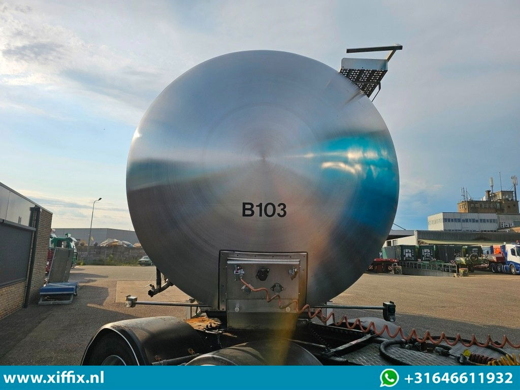 Semirremolque cisterna Parcisa 3-ass. Geisoleerde RVS tankoplegger / ADR / Chemie / 1 Compartiment: foto 6