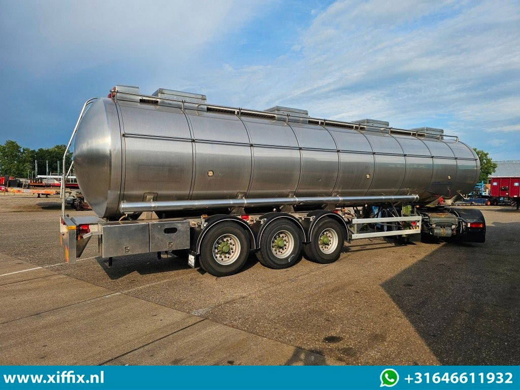 Semirremolque cisterna Parcisa 3-ass. Geisoleerde RVS tankoplegger / ADR / Chemie / 1 Compartiment: foto 10