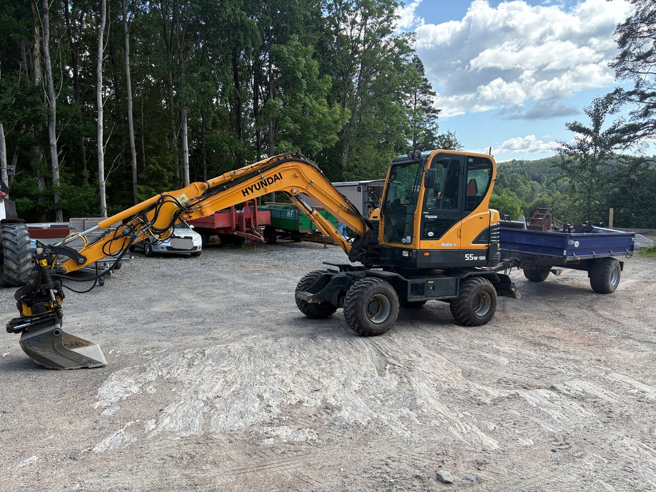 Hyundai Robex 55W-9A - Excavadora: foto 1 Hyundai Robex 55W-9A - Excavadora: foto 1
