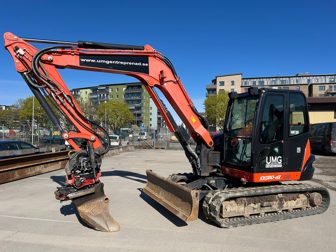 Kubota KX080-4 - Excavadora: foto 1 Kubota KX080-4 - Excavadora: foto 1