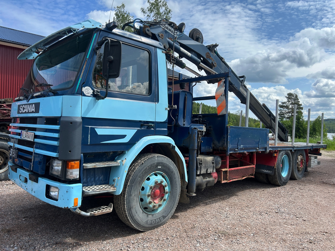 Scania P92M6X2 46 - Camión grúa: foto 1 Scania P92M6X2 46 - Camión grúa: foto 1