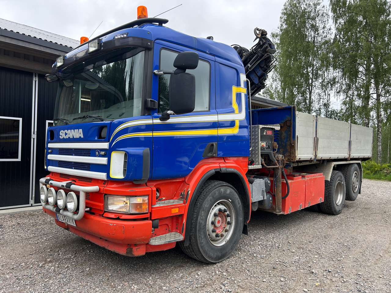 Scania P94 GB6x2 4NA 300 - Camión grúa: foto 1 Scania P94 GB6x2 4NA 300 - Camión grúa: foto 1
