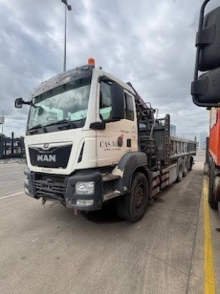MAN TGS 35.460 BL - HIAB X-HIDUO 228 E-3 - Camión volquete, Camión grúa: foto 1 MAN TGS 35.460 BL - HIAB X-HIDUO 228 E-3 - Camión volquete, Camión grúa: foto 1