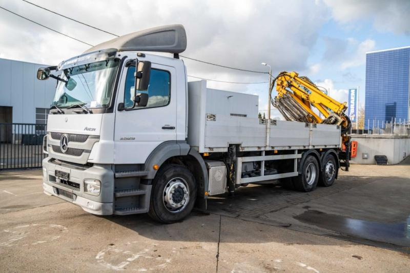 Mercedes AXOR 2529 L - EFFER 250/4S+JIB - Camión caja abierta, Camión grúa: foto 1 Mercedes AXOR 2529 L - EFFER 250/4S+JIB - Camión caja abierta, Camión grúa: foto 1