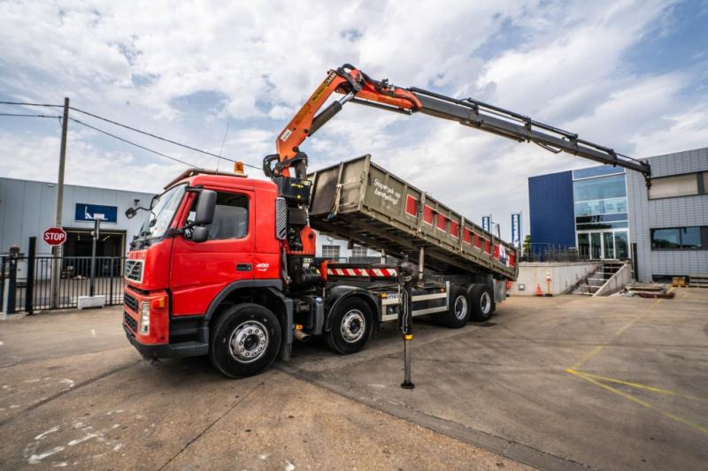 Volvo FM 400 - PK 29002/5XHydr. - Camión volquete, Camión grúa: foto 1 Volvo FM 400 - PK 29002/5XHydr. - Camión volquete, Camión grúa: foto 1