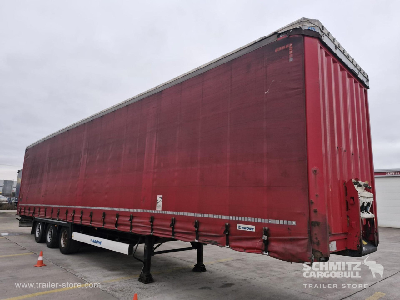 KRONE Curtainsider Mega - Semirremolque lona: foto 1 KRONE Curtainsider Mega - Semirremolque lona: foto 1