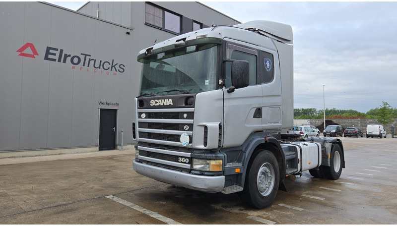 Scania 124 - 360 (POMPE MANUELLE / MANUAL PUMP / BOITE MANUELLE / MANUAL GEARBOX / AIRCO) - Cabeza tractora: foto 1 Scania 124 - 360 (POMPE MANUELLE / MANUAL PUMP / BOITE MANUELLE / MANUAL GEARBOX / AIRCO) - Cabeza tractora: foto 1