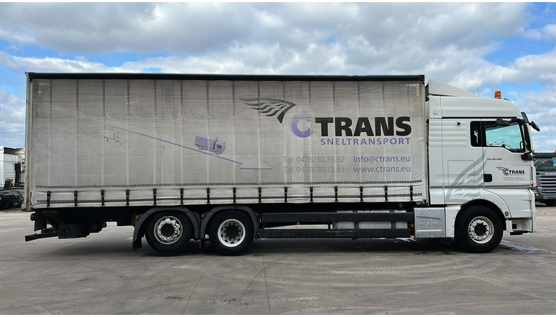 MAN TGX 26.400 (EURO 6 / 6X2 / LIFT / HAYON / BELGIAN TRUCK / GUTE ZUSTAND !! / 8.40 BOX LENGTH) - Camión lona: foto 4 MAN TGX 26.400 (EURO 6 / 6X2 / LIFT / HAYON / BELGIAN TRUCK / GUTE ZUSTAND !! / 8.40 BOX LENGTH) - Camión lona: foto 4