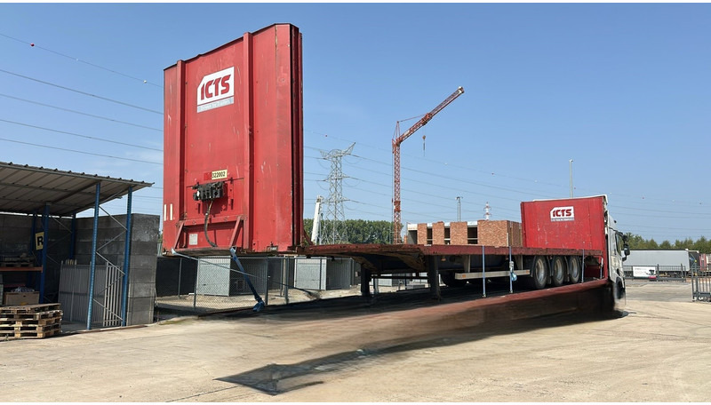 Pacton TXD.339 (BE TRAILER / DRUM BRAKES / FREINS TAMBOURS / SAF AXLES) - Semirremolque plataforma/ Caja abierta: foto 1 Pacton TXD.339 (BE TRAILER / DRUM BRAKES / FREINS TAMBOURS / SAF AXLES) - Semirremolque plataforma/ Caja abierta: foto 1