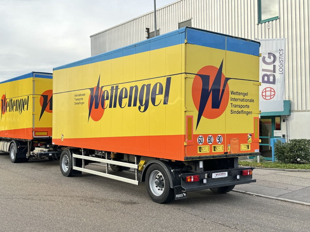 Ackermann KA-F 14 14t Alu-Möbelkoffer 7,2m BPW Luft ZS - Remolque caja cerrada: foto 3 Ackermann KA-F 14 14t Alu-Möbelkoffer 7,2m BPW Luft ZS - Remolque caja cerrada: foto 3