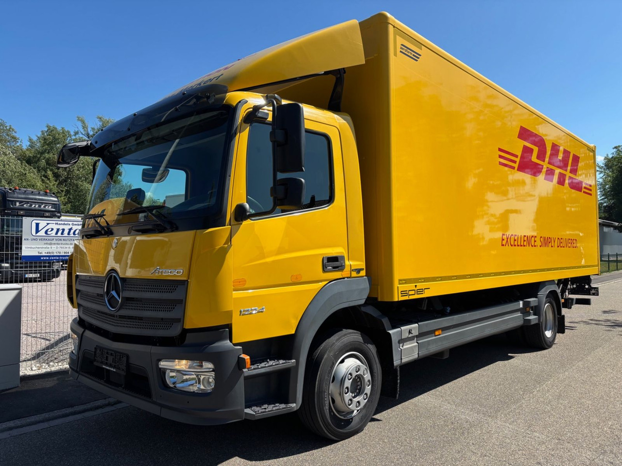 Mercedes-Benz Atego III 1224L, Euro-6, Klima, LBW - Camión caja cerrada: foto 1 Mercedes-Benz Atego III 1224L, Euro-6, Klima, LBW - Camión caja cerrada: foto 1