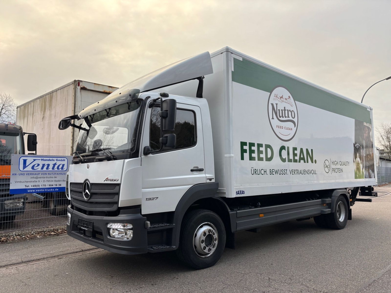 Mercedes-Benz Atego III 1327, Euro-6d, Klima, LBW, Kamera - Camión caja cerrada: foto 1 Mercedes-Benz Atego III 1327, Euro-6d, Klima, LBW, Kamera - Camión caja cerrada: foto 1