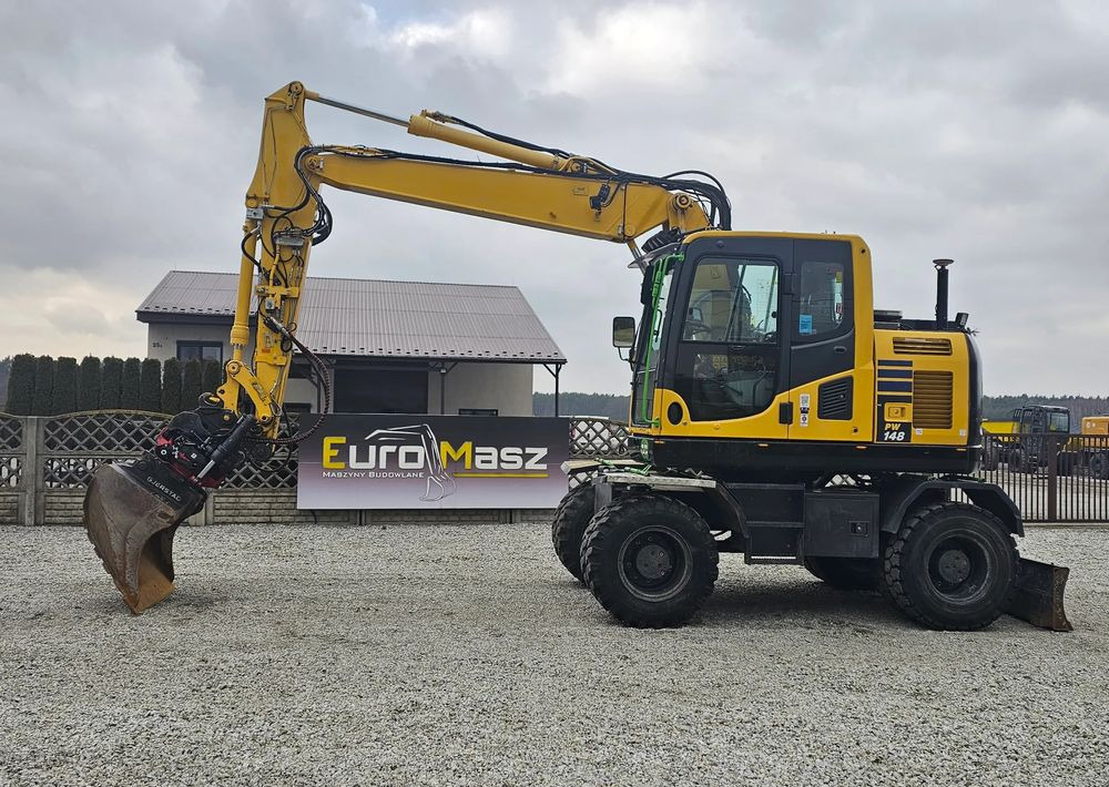 Komatsu PW 148-10, 2016 ROK, SYSTEM LEICA 3D - Excavadora de ruedas: foto 1 Komatsu PW 148-10, 2016 ROK, SYSTEM LEICA 3D - Excavadora de ruedas: foto 1