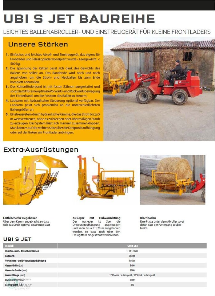 Encintadora de pacas nuevo Lucas UBI S JET Euro Aufnahme: foto 13