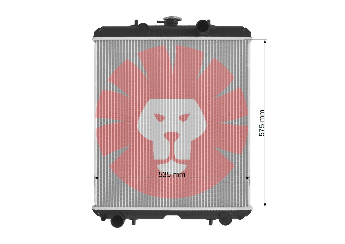 KUBOTA B1750 B2150 M100 M110 M120 M125 - Radiador para Tractor: foto 3 KUBOTA B1750 B2150 M100 M110 M120 M125 - Radiador para Tractor: foto 3