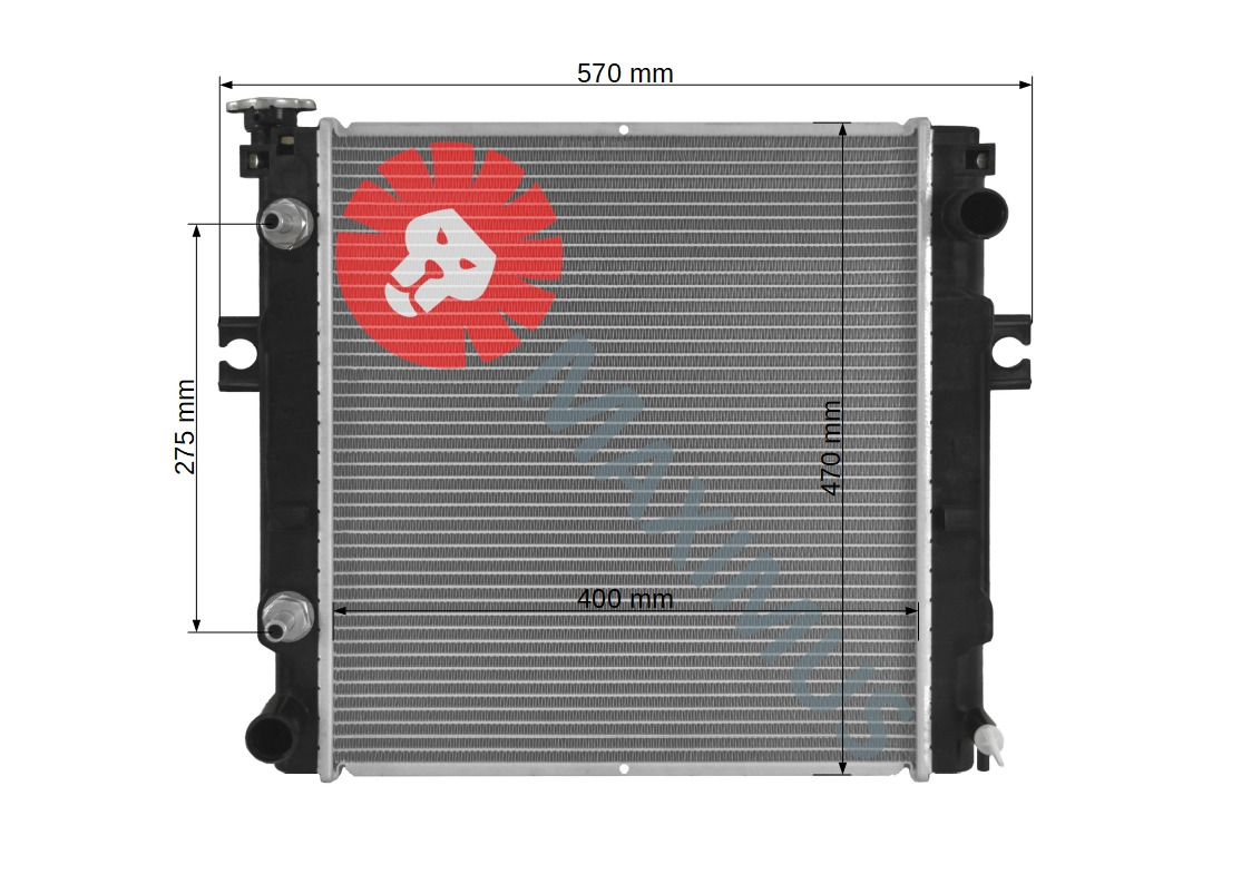 MITSUBISHI FORKLIFT WÓZEK WIDŁWY - Radiador para Carretilla elevadora: foto 2 MITSUBISHI FORKLIFT WÓZEK WIDŁWY - Radiador para Carretilla elevadora: foto 2