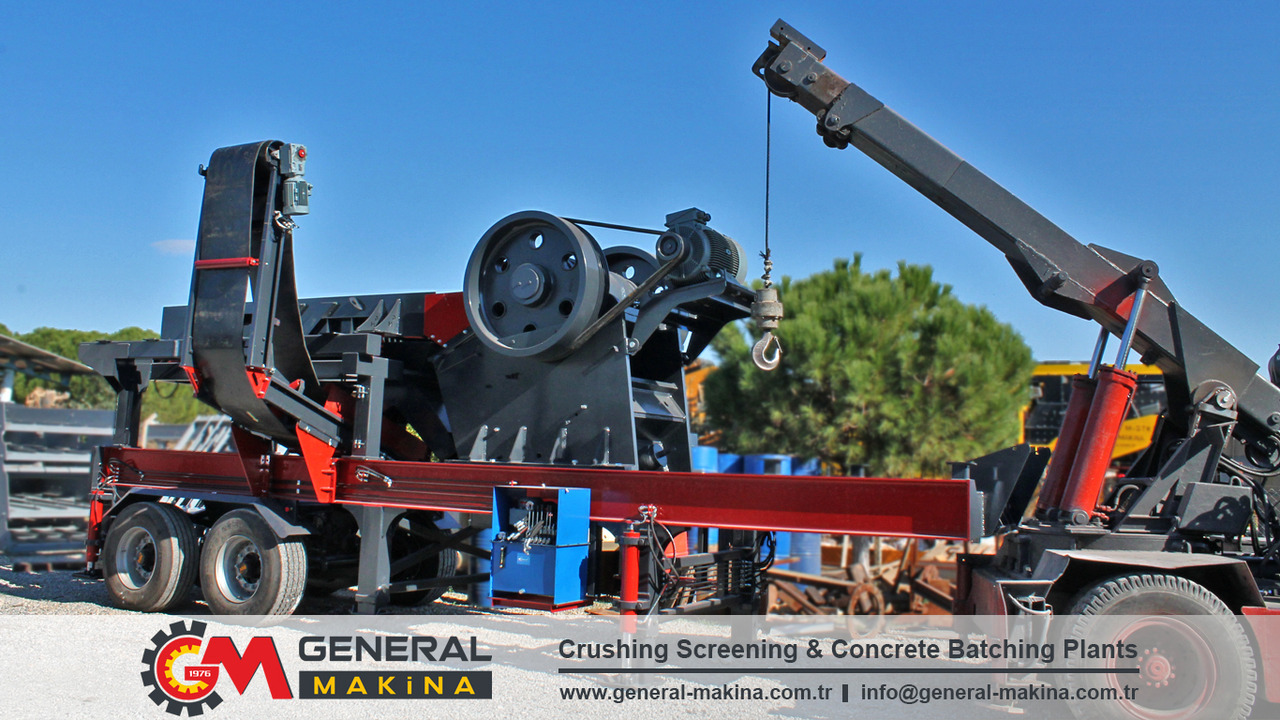 GENERAL MAKİNA Semi Mobile Crushing Plant - Trituradora de mandíbula: foto 4 GENERAL MAKİNA Semi Mobile Crushing Plant - Trituradora de mandíbula: foto 4