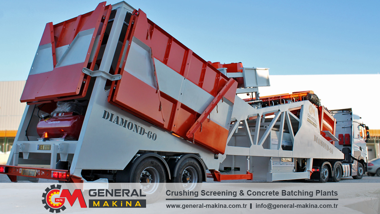 General Makina Diamond 60 m3 Mobile Concrete Batching Plant - Planta de hormigón: foto 2 General Makina Diamond 60 m3 Mobile Concrete Batching Plant - Planta de hormigón: foto 2