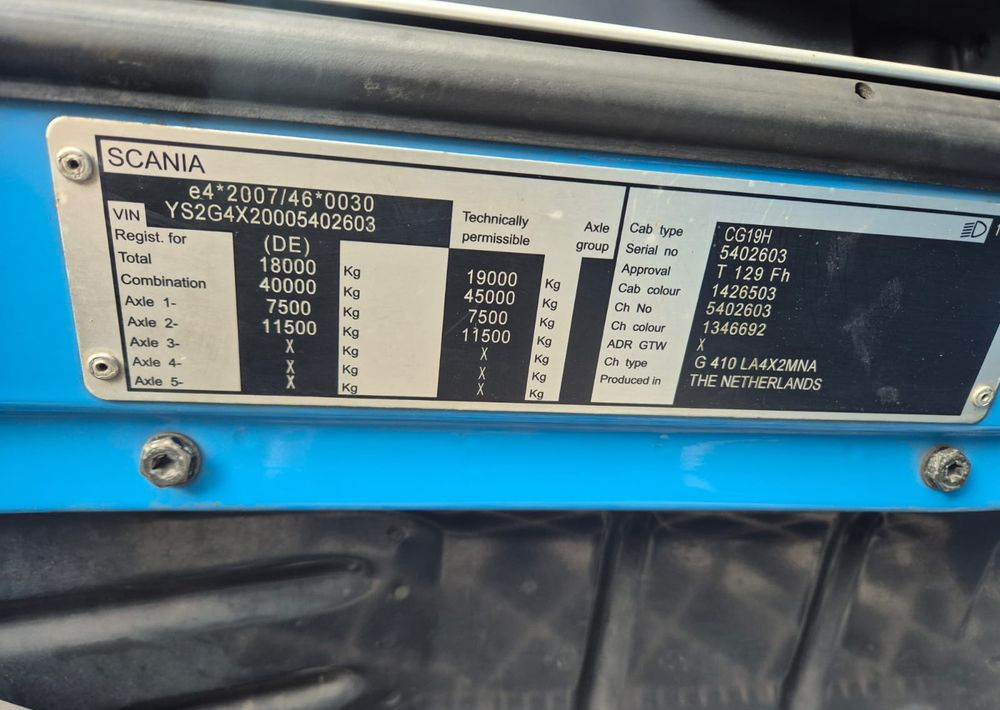 Cabeza tractora Scania R410: foto 39