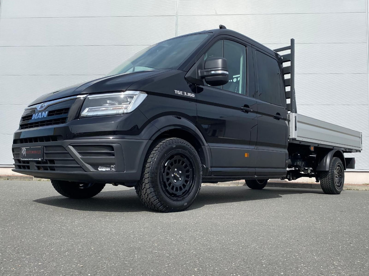 Furgoneta caja abierta, Furgoneta combi MAN TGE 3.160 Pritsche DOKA LR HECK AHK 3.5t ACC NAV: foto 8