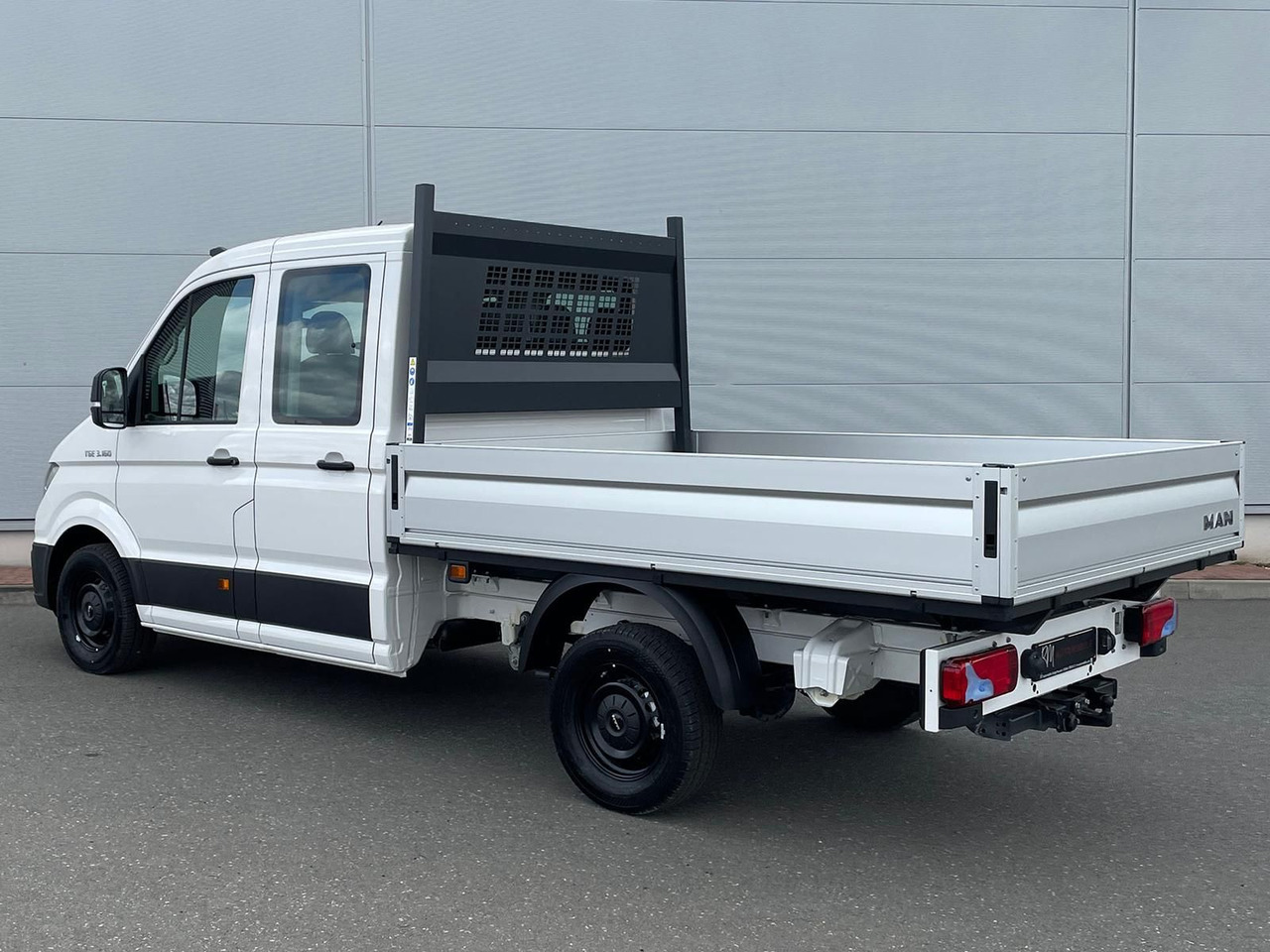 Furgoneta caja abierta, Furgoneta combi MAN TGE 3.160 Pritsche DOKA MR HECK AHK 3.5t ACC NAV: foto 8