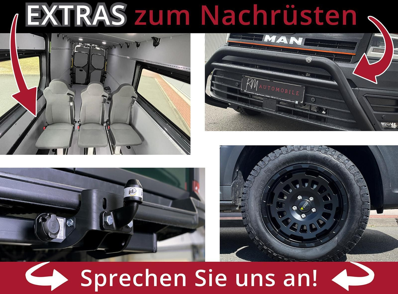 Furgón MAN TGE 3.200 L3H3 Kasten 4x4 CAMPER DREHSITZE AHK: foto 41