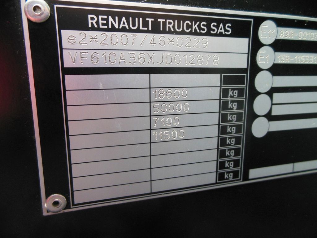 Cabeza tractora Renault T520 HIGH, COMFORT, LOWDECK, TOP STAND!!: foto 18
