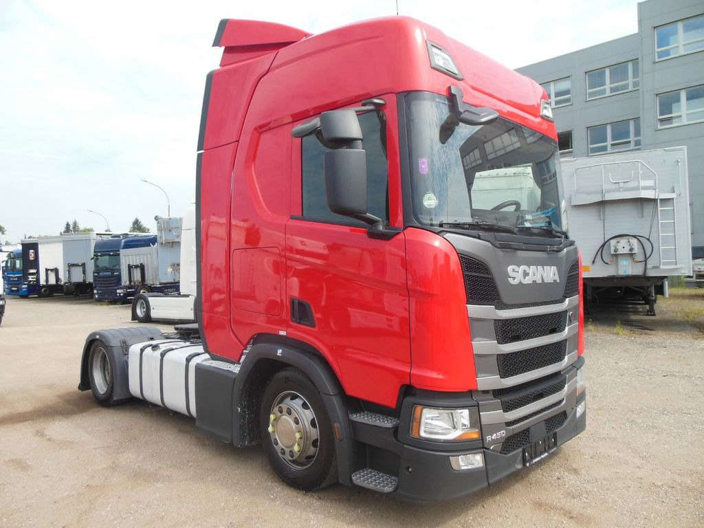 Scania R450 LOWDECK, RETARDER, STANDKLIMA, VOLL LUFT Scania R450 LOWDECK, RETARDER, STANDKLIMA, VOLL LUFT - Cabeza tractora: foto 2 Scania R450 LOWDECK, RETARDER, STANDKLIMA, VOLL LUFT Scania R450 LOWDECK, RETARDER, STANDKLIMA, VOLL LUFT - Cabeza tractora: foto 2