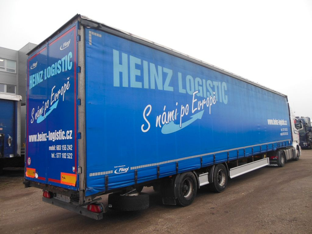 Fliegl SZS 320, LOWDECK, 2 ACHSE!!!, NUTZLAST 25.500 KG - Semirremolque lona: foto 4 Fliegl SZS 320, LOWDECK, 2 ACHSE!!!, NUTZLAST 25.500 KG - Semirremolque lona: foto 4