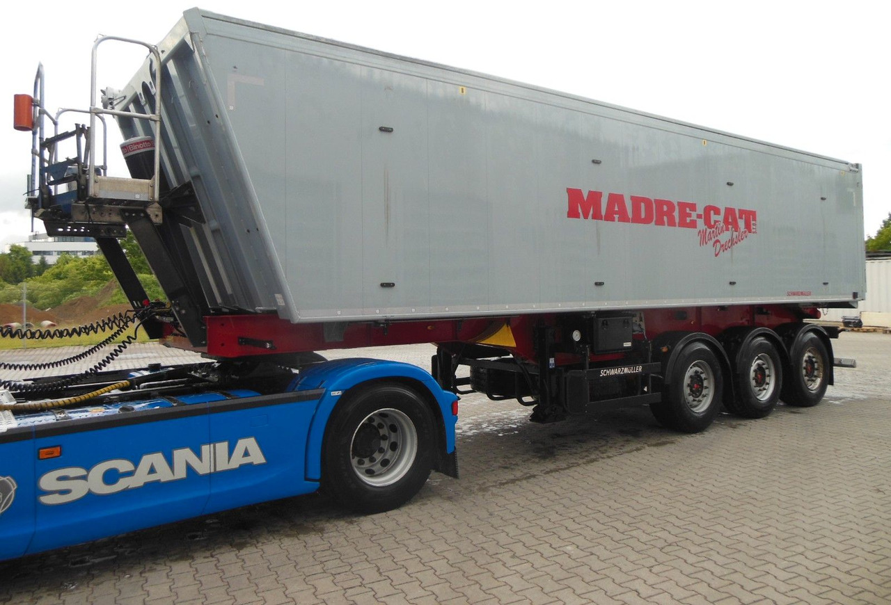 Schwarzmüller KIS 3/E, SAF, 49M3, ACHSEN 9 TONE, TOP - Semirremolque volquete: foto 1 Schwarzmüller KIS 3/E, SAF, 49M3, ACHSEN 9 TONE, TOP - Semirremolque volquete: foto 1