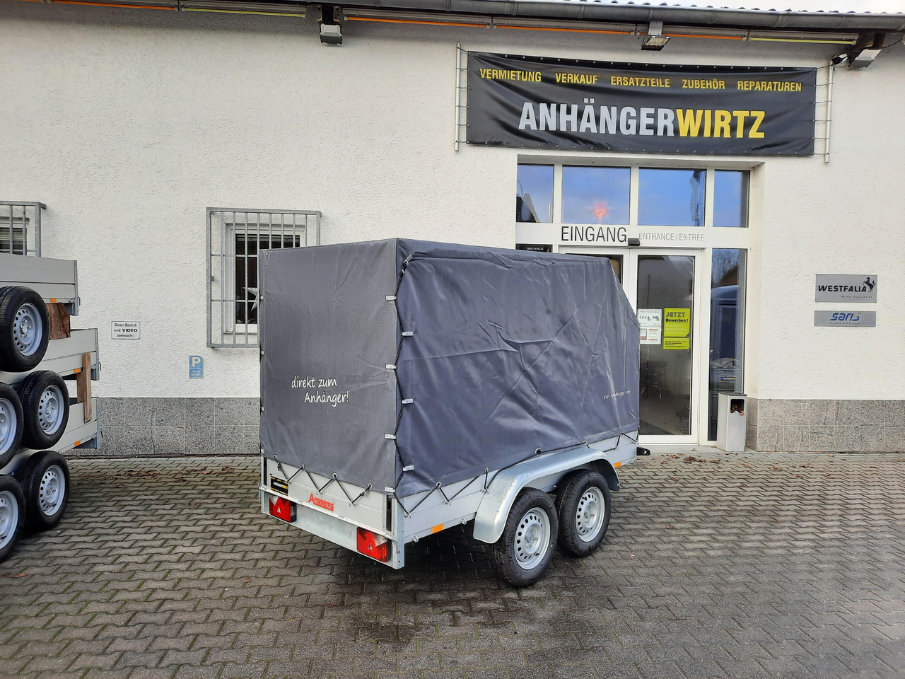 Aluliner Planen Anhänger GTT 2000 251x126x150cm Plane aero schräg (S) 2000kg - Remolque con toldo: foto 5 Aluliner Planen Anhänger GTT 2000 251x126x150cm Plane aero schräg (S) 2000kg - Remolque con toldo: foto 5