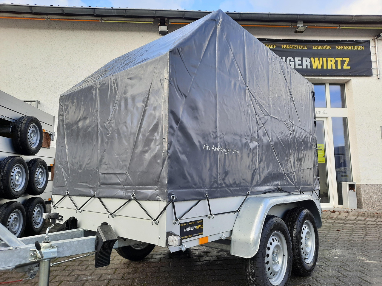 Aluliner Planen Anhänger GTT 2000 251x126x150cm Plane aero schräg (S) 2000kg - Remolque con toldo: foto 3 Aluliner Planen Anhänger GTT 2000 251x126x150cm Plane aero schräg (S) 2000kg - Remolque con toldo: foto 3